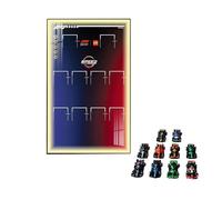 Display Wallboard for Lego 2025 speed susper raclng car model, LED Display Wall Panel for 77242-77251 Building Block Model, Art Wall Mount Frame (no model) (Type C+LED)