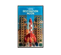 Display Wallboard for Lego 21367 Moon Rocket Adventure Set,Only Board (with lights)