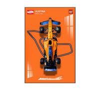Display Wallboard for lego 42141 F1 Technic McLaren Formula Racing Car, Adult Decorative Painting, Gift for Lego Lovers (Model Not Included) (C)