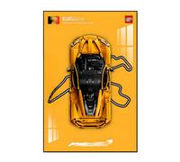 Display Wallboard for lego 42172 Technic McLaren P1 Race Car, Adult Decorative Painting, Gift for Lego Lovers (Model Not Included) (G)