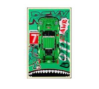 Display Wallboard for Lego 42224 Racing Car Building Set, Wall Mount Display Wallboard - Only Display Board, Display Board Compatible with Lego 42224 (Style C (With lights))