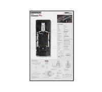 Display Wallboard for Lego 42231 Racing Building Set, Wall Mount Display Wallboard - Only Display Board, Display Board Compatible with Lego 42231