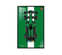 Display Wallboard for Lego 42240 Racing Cars Building Set, Wall Mount Display Wallboard - Only Display Board, Display Board Compatible with Lego 42240 (Picture Frame D (Without lights))