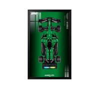 Display Wallboard for Lego 42240 Racing Cars Building Set, Wall Mount Display Wallboard - Only Display Board, Display Board Compatible with Lego 42240 (Picture Frame E (Without lights))