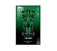 Display Wallboard for Lego 42240 Racing Cars Building Set, Wall Mount Display Wallboard - Only Display Board, Display Board Compatible with Lego 42240 (Picture Frame B (Without lights))