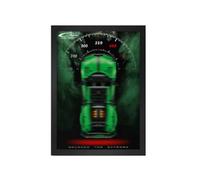 Display Wallboard for Lego 42241 Green Sports Car Building Set, Wall Mount Display Wallboard - Only Display Board, Display Board Compatible with Lego 42241