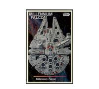Display Wallboard for Lego 75192 Ultimate Millennium Falcon - Wall Mount Display Stand Art Wall Mount Frame for Racing Car Building Set, for Car Enthusiasts - 50 x 80 CM (75192 USB LED Light H)