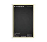 Display Wallboard for Lego 75442 Interstellar Fighter Building Set, Wall Mount Display Wallboard - Only Display Board, Display Board Compatible with Lego 75442 (Wallboard C (With lights))