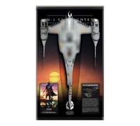 Display Wallboard for Lego 75442 starfighter - Wall Mount Display Stand Art Wall Mount Frame for Concorde Building Set, for Concorde Enthusiasts - 50 x 80 CM