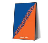 Display Wallboard for Lego F1 Racing Car 77242-77252, Wall Mount Display Stand Art Frame for Speed Champions, 50 × 80 cm (No Model)(Type D,Without LED Light)