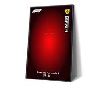 Display Wallboard for Lego F1 Racing Car 77242-77252, Wall Mount Display Stand Art Frame for Speed Champions, 50 × 80 cm (No Model)(Type C,With LED Light)