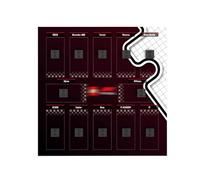 Display Wallboard for Lego Speed 71049 F1 Racing mini Toys Model Set Wall Frame , Kit Display Frame , Compatible with 71049(Only Frame)