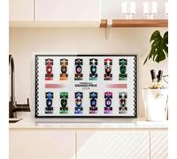 Display Wallboard for Lego Speed 71049 F1 Racing mini Toys Wall Mount Model, Set of Display Wall Plate, Kit Display Frame, Compatible with 71049(Only Frame)