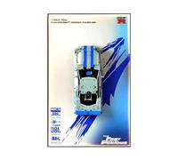 Display Wallboard for Lego Speed Racing 42210 GTR Cars Toys Model Set Wall Frame, Kit Display Frame, Compatible with 42210(Only Frame) (USB Lighting)