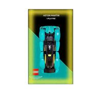Display Wallboard for Lego Speed Racing 77242-77251Toys Model Set Wall Frame, Kit Display Wallboard, Compatible with 77242/77273/77244/77245/77246/77247/77251/77249(Only Frame) (USB Lighting)