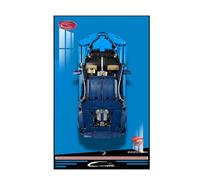 Display Wallboard for Lego Technic Bugatti Chiron 42083 Race Cart, Adult Decorative Painting, Gift for Lego Lovers (Model Not Included) (L)