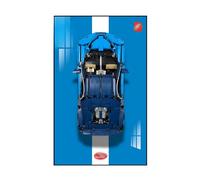 Display Wallboard for Lego Technic Bugatti Chiron 42083 Race Cart, Adult Decorative Painting, Gift for Lego Lovers (Model Not Included) (C)