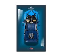 Display Wallboard for Lego Technic Bugatti Chiron 42083 Race Cart, Adult Decorative Painting, Gift for Lego Lovers (Model Not Included) (E)