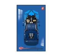 Display Wallboard for Lego Technic Bugatti Chiron 42083 Race Cart, Adult Decorative Painting, Gift for Lego Lovers (Model Not Included) (B)