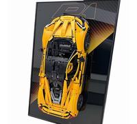 Display Wallboard for Lego Technic Car 1:8 42172, Compatible with Lego P1 42172, Gift for Car Wall Mount Enthusiast, Size:19.6x 31.5in,Only Wallboard