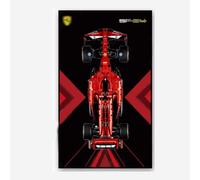 Display Wallboard for Lego Technic Ferrari SF-24 F1 Model Car Kit Building Set 42207, Adult Collectibles Wall Mount, Home or Office Décor, Gradient Color (No Car Included)