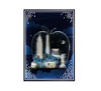 Display Wallboard Specially made for Lego 21066 New York City, the Big Apple Set, Wall Mount Display - Only Display Board, Display Board Compatible with Lego 21066 (Picture Frame (with lights))