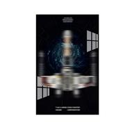 Display Wallboard Specially made for Lego 75355 X-Wing Fighter Building Set, Wall Mount Display Wallboard - Only Display Board, Display Board Compatible with Lego 75355 (Picture frame E (no lights))