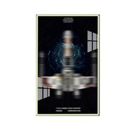 Display Wallboard Specially made for Lego 75355 X-Wing Fighter Building Set, Wall Mount Display Wallboard - Only Display Board, Display Board Compatible with Lego 75355 (Picture frame E (With lights))