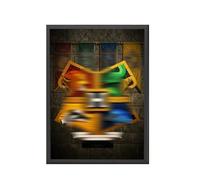 Display Wallboard Specially made for Lego 76462 Badge Building Set, Wall Mount Display Wallboard - Only Display Board, Display Board Compatible with Lego 76462 (Mounting plate)