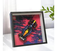 Display Wallboard Wall Mount for LE-GO for Speed F-1 10-in-1 77242 77243 77244 77247 77250 77251 with Le-go Car Hook Bracket Wall Chart Gift Ideas Decoration (No Model) (77243)