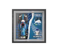 Display Wallboard Wall Mount for LE-GO for Speed F-1 10-in-1 77242 77243 77244 77250 77251 with Le-go Car Hook Bracket Wall Mountable Gift Ideas Decoration (No Model) (77246)
