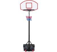 Display4top Adjustable 179-209cm Portable Basketball Hoop,Portable Basketball Stand on Wheels