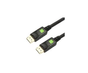 DisplayPort 1.2 DP-DP M/M 4K60Hz Cable Black ICOC DSP-A-100/10m