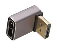 DisplayPort 8K Right Angle Adapter 8K 60Hz 270 Degrees Plug to Socket Vertical