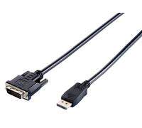 Displayport Cable to DVI (24+1) (S/S) Equip 2.00 m Black