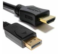 DisplayPort DP Male to HDMI Male Cable Converter Adapter for HP/DELL PC 2M