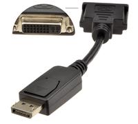 DisplayPort Male Plug to DVI-D Female Socket Adapter Cable 15cm