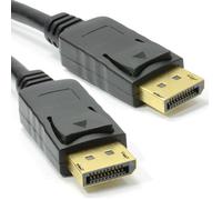 kenable DisplayPort Male Plug to Plug Video Cable GOLD 2m LOCKING