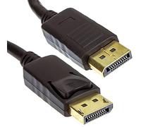 DisplayPort Male Plug to Plug Video Cable GOLD LOCKING (2m)