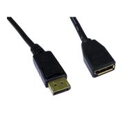 kenable DisplayPort Male to Female Digital Monitor Extension Cable Gold 3m [3 metres]