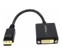 StarTech.com DisplayPort to DVI Adapter - DisplayPort to DVI-D Adapter Video Converter 1080p - DP 1.2 to DVI Monitor/Display Cable Adapter Dongle - DP to DVI Adapter - Latching DP Connector