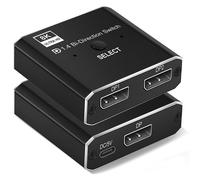 Displayport1.4 Switch 8k Displayport Bidirectional Splitter Switch Displayport Kvm 2x1 1x2 Display-