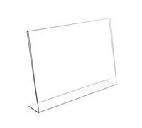 Displaypro 10x A7 Landscape Acrylic Poster Menu Holder Lean to Perspex Leaflet Display Stands - Free Shipping!