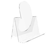 Displaypro A4 Acrylic Round-Top Bookstand Cook Book Stand Plate Holder Display