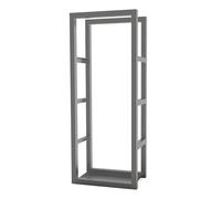 Displaypro Stainless Steel Metal Log Store Rack Firewood Stand Holder (100x100x25cm)
