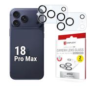 Displex Camera Protective Glass for iPhone 18 Pro Max (10H), Pack of 2 | DISPLEX Full cover camera lens glass, 10H hardness, full protection of the camera module, quick mount, ultra-clear