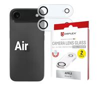 Displex Full Cover Camera Lens Glass, Compatible with iPhone Air, Camera Protective Glass, 10H, Quick Mount, Pack of 2 (CamGlass All-In-One)