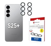 Displex Full Cover Camera Lens Glass for Samsung Galaxy S25+, Pack of 2, Camera Protective Glass, 10H Glass, Anti-Fingerprint, Plate, All-in-One Module Protection, Quick Mount, Case Compatible, Ultra
