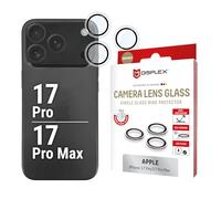 DISPLEX Premium Camera Lens Glass, Compatible with 17 Pro/17 Pro Max, Single Rings, Protective Rings, 10H, Transparent, Quick Mount (CamGlass Single Lens 17 Pro/17 Pro Max)