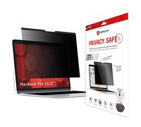 Displex Privacy Safe Magnetic 2-Way Privacy Filter for MacBook Pro 14.2" 12.1" x 8" Magnetic Attachment Removable Anti-Glare & Shiny Privacy Screen Protector